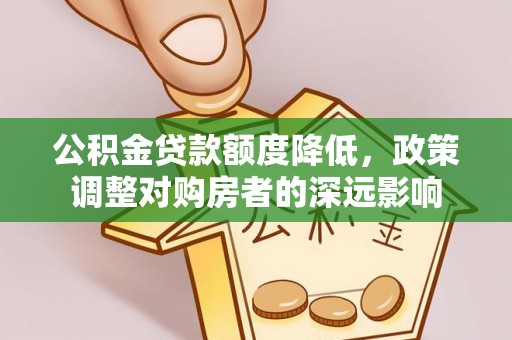 新洲公积金贷款额度降低，政策调整对购房者的深远影响