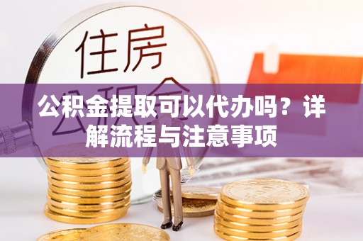 新洲公积金提取可以代办吗？详解流程与注意事项