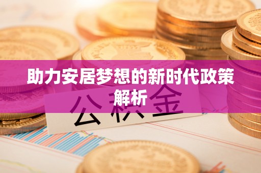 新洲助力安居梦想的新时代政策解析