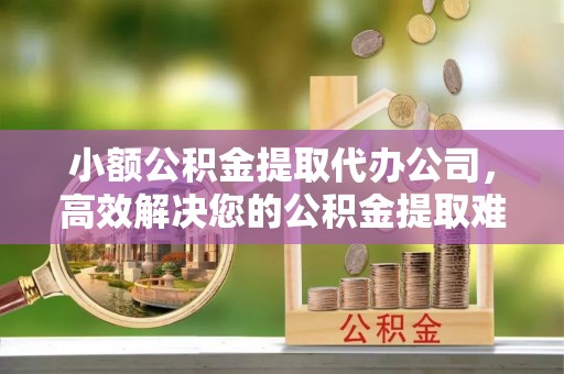 新洲小额公积金提取代办公司，高效解决您的公积金提取难题