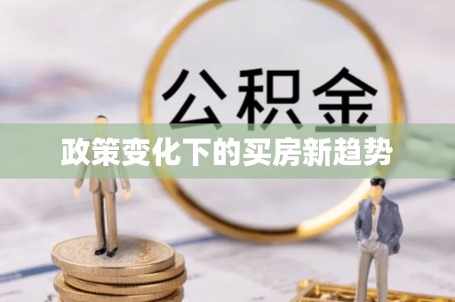新洲政策变化下的买房新趋势