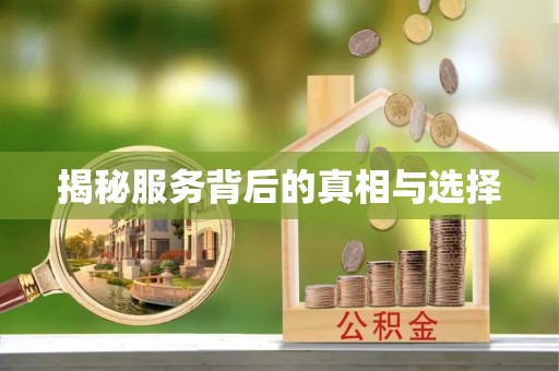 新洲揭秘服务背后的真相与选择
